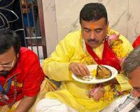 West Bengal Fish and Meat Row Intensifies as Shubhendu Adhikari Accepts Kali Temple Bhog