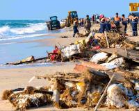 Chennai Beach Cleanup Follows Ganesh Immersions as 100 Tons of Waste Remain