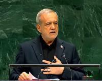 Pezeshkian Accuses Israel of Nuclear Double Standards in UN General Assembly Speech