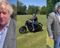 Boris Johnson Rides India-Made BSA Bantam as Anand Mahindra Hails Anglo-Indian Link