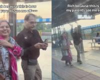 Railway Station Farewell Video Goes Viral as Daughter Calls Herself 'Rich'