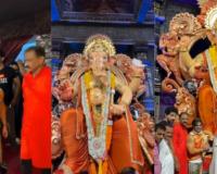 Chirag Paswan Tears Up During Ganpati Visarjan in Mumbai, Video Goes Viral