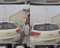 Delhi Driver Reverses into Stationary Car Amid Traffic, Argues Instead of Apologizing