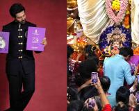 Kartik Aaryan Visits Lalbaugcha Raja With National Film Award After Win