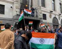 London Sees Rival Protests Outside Indian High Commission Over Electoral Reforms