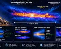 ALMA Detects Possible Early Giant Planet Formation in Massive GoHam Disk
