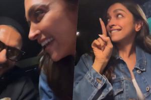 Deepika Padukone is a total goofball as she dances to What Jhumka, Ranveer Singh goes 'Love you from last life'