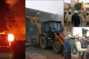 Clashes, Arson after 'Illegal' Madrasa Bulldozed in Uttarakhand's Haldwani; Curfew Enforced