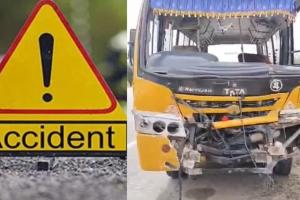 14 Children Injured In Collision Between School Bus And Truck In Punjab's Barnala