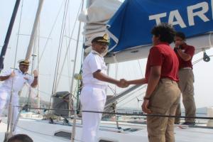 INSV Tarini With Women Officers Returns Home After 2 Months