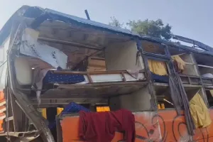 Uttar Pradesh: Three dead, dozens injured as double-decker bus overturns on Agra expressway | Video