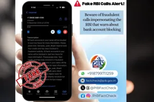 PIB Fact Check warns about a new voicemail scam impersonating RBI: Details