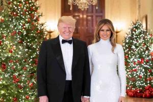 Santa Joins Melania Trump Aboard Military Flight During Visit to Marine Corps Base Quantico