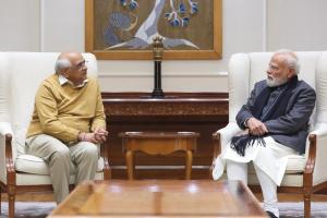 Gujarat CM Bhupendra Patel meets PM Modi, describes interaction as ‘highly energising’