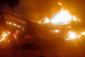 Tatanagar-Ernakulam Express catches fire in Andhra, one killed 