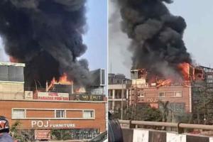 Fierce Blaze Erupts at Bhubaneswar Nightclub, Sparks Panic Among Patrons