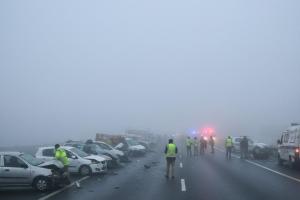 Dense Fog Triggers Multi-Vehicle Collision in Muzaffarnagar, Several Injured