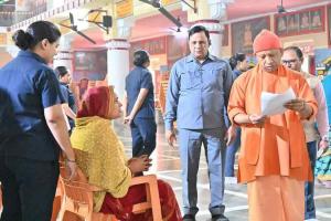 Yogi Adityanath Addresses Public Grievances During Janata Darshan at Gorakhnath Temple