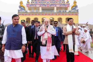 Amit Shah Hails Redeveloped Batadrava Than as a Unifying Centre of Vaishnavite Traditions