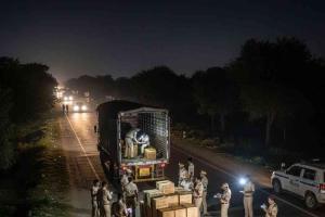 617 Cases of Illicit Liquor Seized from Truck in Uttar Pradesh’s Ghazipur; Estimated Value ₹50 Lakh