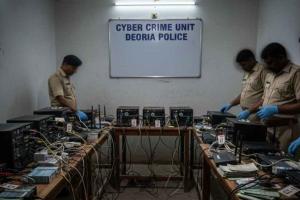 Uttar Pradesh Police Busts Illegal International Call Centre in Deoria, Arrests Alleged Kingpin