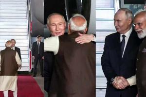 Modi Extends Warm Airport Welcome as President Putin Arrives for Annual India–Russia Summit
