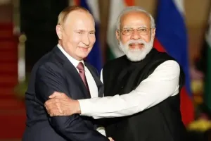 Hyderabad House Decked Out as Delhi Prepares for High-Level Putin–Modi Summit