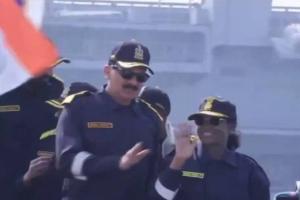 President Droupadi Murmu Makes History with Submarine Sortie Aboard INS Vagsheer