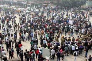 Taxi and Tourist Operators Rally at Jantar Mantar Against Ethanol and Pollution Control Policies