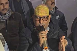 Toy Bulldozer Protest in Varanasi: Congress Leader Ajay Rai Targets Government Over Codeine Syrup Case