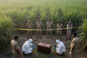 Woman’s Body Found Stuffed in Suitcase Triggers Alarm in Uttar Pradesh’s Hapur