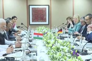 PM Modi holds delegation-level talks with German Chancellor Merz at Gandhinagar's Mahatma Mandir