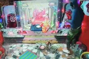 A Peculiar Heist: Burglar Caught on Camera Bowing to Deity After Looting Jhansi Temple