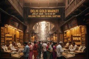 Delhi Gold Market Holds Firm Amid Global Economic Quietude