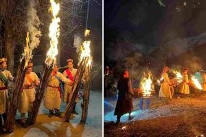 Himalayan Fire Ritual: Lahaul Valley Ignites for the Ancient Halda Festival