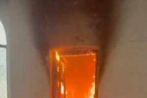 Lightning Strike Ignites Massive Blaze at Historic Meerut Church