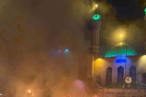 Resilient Faith: Karaj Mosque Sustains Damage Amid Unrest but Continues Services