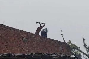 Sambhal Administration Orders Immediate Demolition of Residential Structures Over Encroached Wetlands