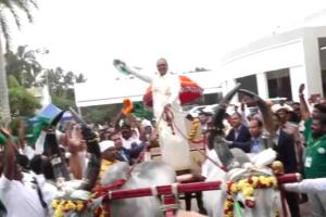 Union Agriculture Minister Celebrates Cultural Heritage at Traditional Pongal Festivities