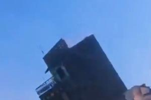 Heavy Machinery Operator Injured as Building Collapses During Anti-Encroachment Drive in Banda