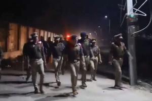 Police Intensify Vigilance in Sonbhadra as Security Crackdown Sweeps Robertsganj