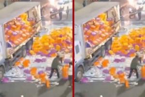 Refrigeration Unit Explosion on Milk Truck Triggers Chaos Near Chennai’s Ashoka Pillar