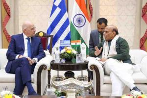 Strengthening Strategic Ties: Greek Defense Minister Honors India’s Fallen Heroes at National War Memorial