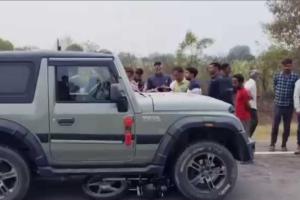 Tragic Collision in Mauranipur Claims Lives of Two Cousins as Speeding SUV Strikes Motorcycle