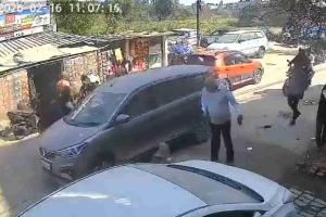 Tragic Hit-and-Run in Kanpur: CCTV Captures Moment SUV Crushes Elderly Man’s Dog