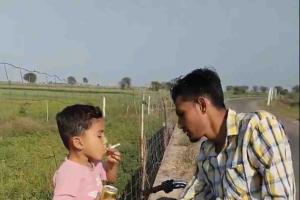 Viral Outrage as Adults Filmed Handing Alcohol and Cigarette to Minor in Rajasthan