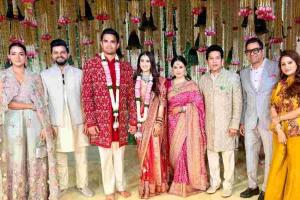 A Legacy United: Arjun Tendulkar and Saaniya Chandhok Wed in Grand Mumbai Ceremony