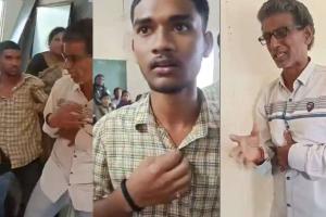 Classroom Conflict in Andhra Pradesh: Viral Footage Shows Student Assaulting Teacher Following Verbal Spat