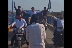 Illegal Arms and Dangerous Stunts on Behta Bridge Spark Police Action in Bhadokhar