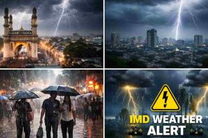 Yellow Alert Across Telangana as IMD Warns of Thunderstorms, Lightning and Rising Heat
